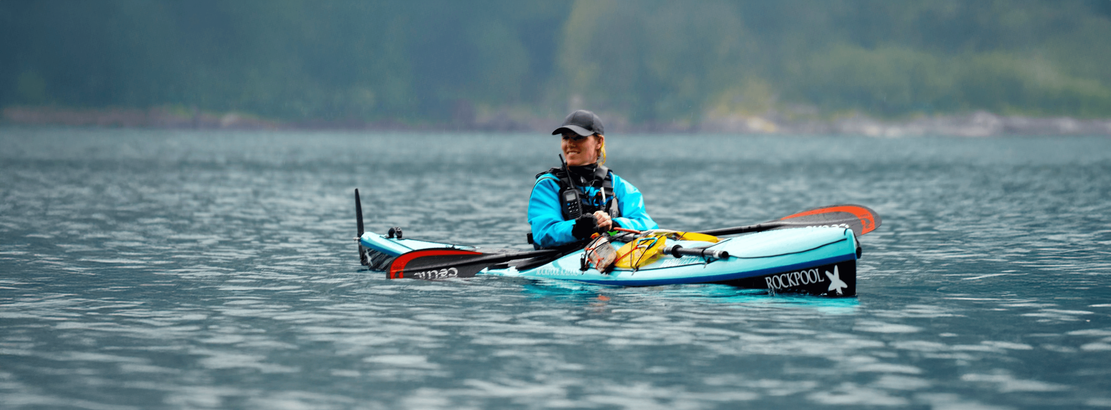 Rockpool sea kayak on the water